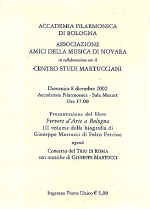 Presentazione del libro Fervore d'arte a Bologna