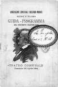 Guida-programma del concerto wagneriano di domenica 29 aprile 1894 