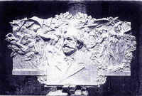 Calco della lapide commemorativa in onore di Giuseppe Verdi 